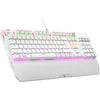 Rampage Tastatura KB-R86 UMBRA White USB Rainbow RGB Mechanical Blue Switch US Layout Gaming