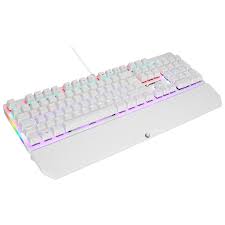 Rampage Tastatura KB-R86 UMBRA White USB Rainbow RGB Mechanical Blue Switch US Layout Gaming
